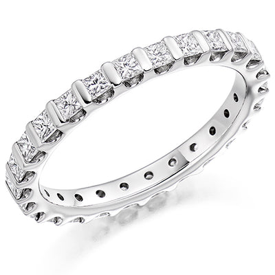 Bar-Set Full Eternity Ring, 1.0ct total (FET2801)