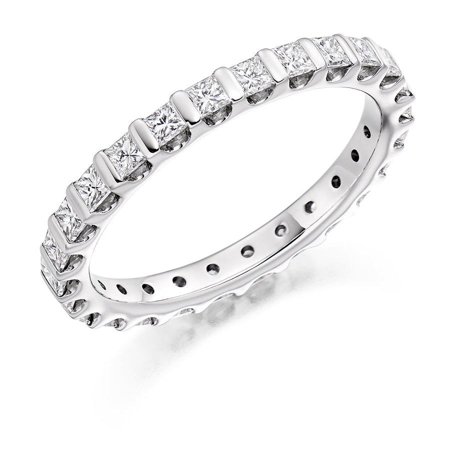 Bar-Set Full Eternity Ring, 1.0ct total (FET2801)