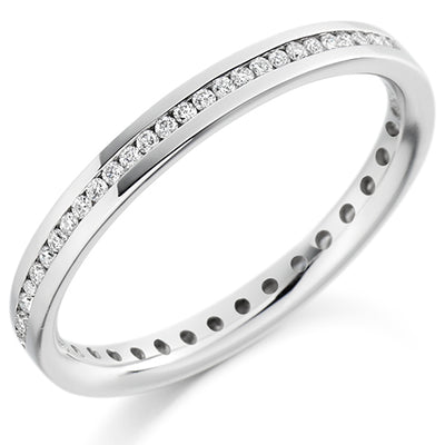 Channel-Set Full Eternity Ring, 0.25ct total