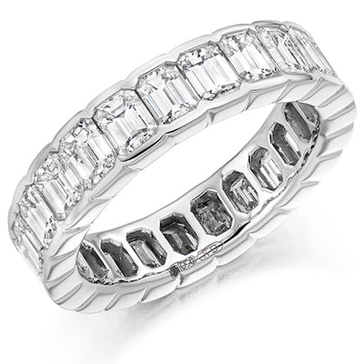 Rubover Diamond Full Eternity Ring, 4.5ct