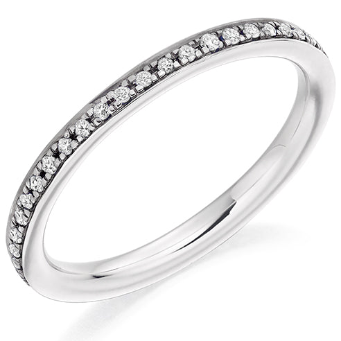 Grain-Set Diamond Full Eternity Ring B, 0.25ct
