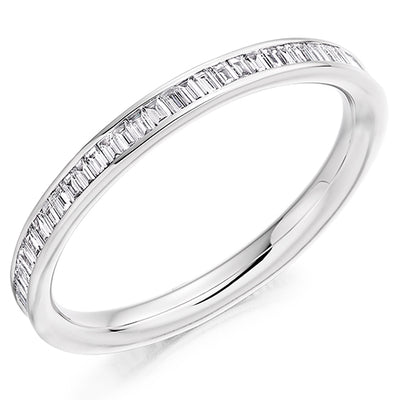 Channel-Set Diamond Full Eternity Ring G, 0.5ct