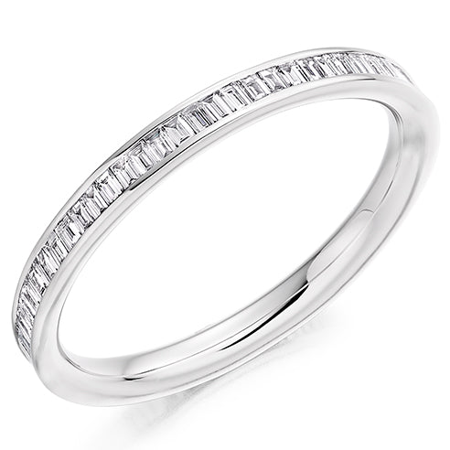 Channel-Set Diamond Full Eternity Ring B, 0.7ct