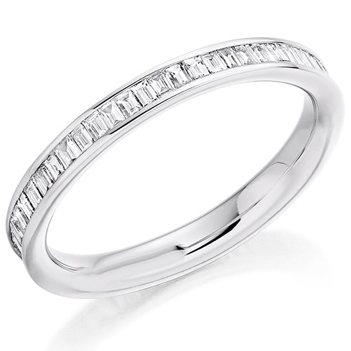 Channel-Set Diamond Full Eternity Ring, 0.8ct