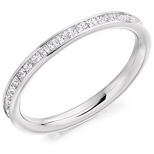 Channel-Set Diamond Full Eternity Ring C, 0.6ct
