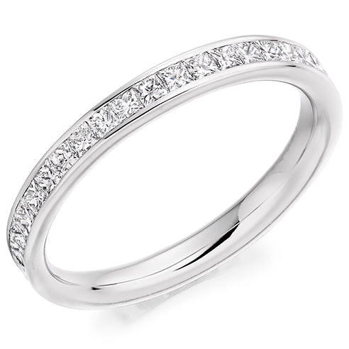 Channel-Set Diamond Full Eternity Ring, 1.0ct