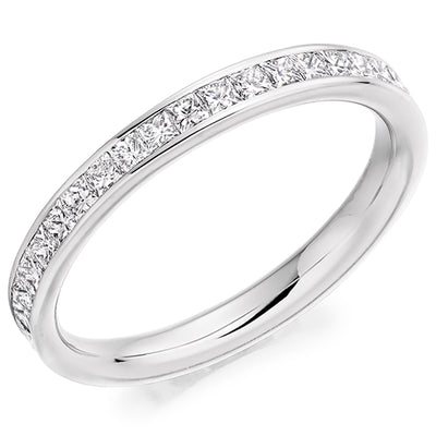 Channel-Set Diamond Full Eternity Ring, 1.0ct