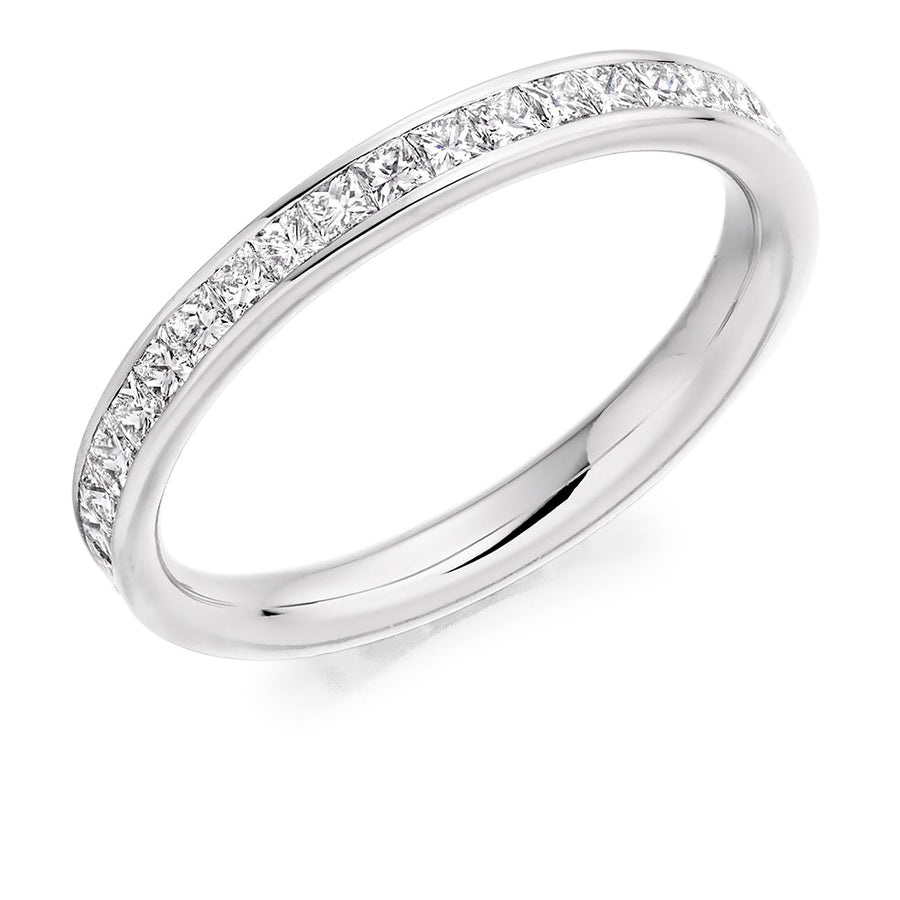 Channel-Set Diamond Full Eternity Ring, 1.0ct