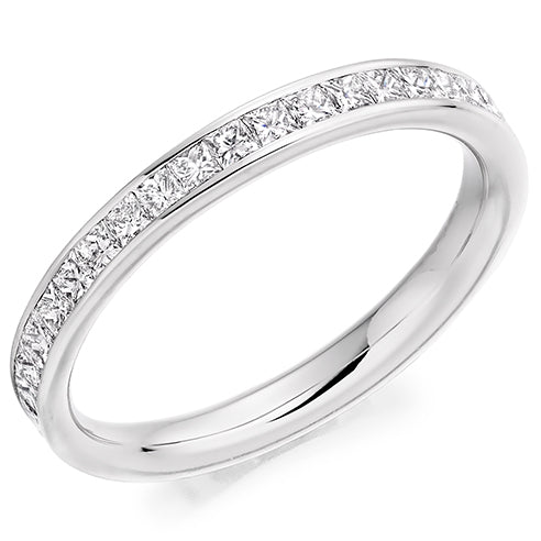 Channel-Set Diamond Full Eternity Ring, 1.1ct