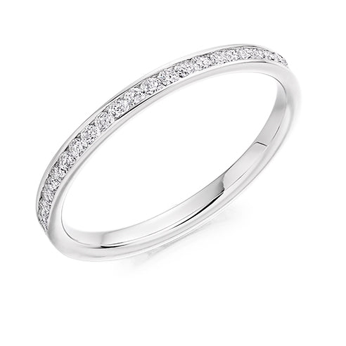 Channel-Set Diamond Full Eternity Ring, 0.4ct