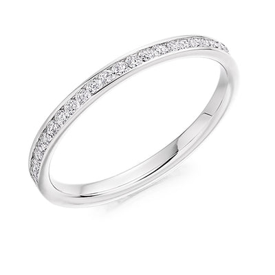 Channel-Set Diamond Full Eternity Ring, 0.4ct