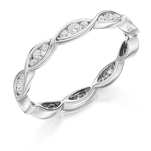 Channel-Set Full Eternity Ring, 0.5ct total (FET2972)