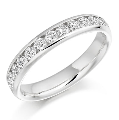 Channel-Set Full Eternity Ring, 1.25ct total