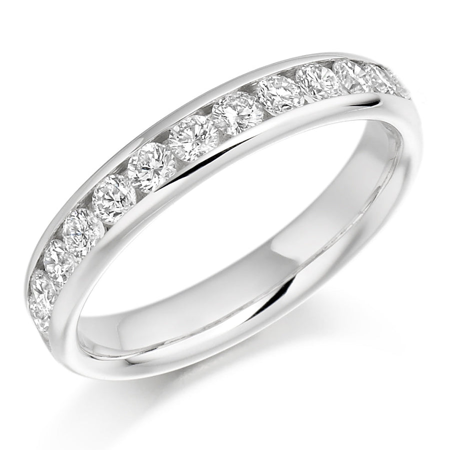 Channel-Set Full Eternity Ring, 1.25ct total