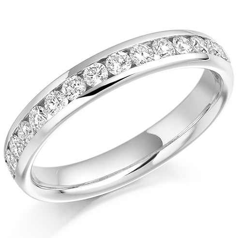 Channel-Set Full Eternity Ring, 1.1ct total