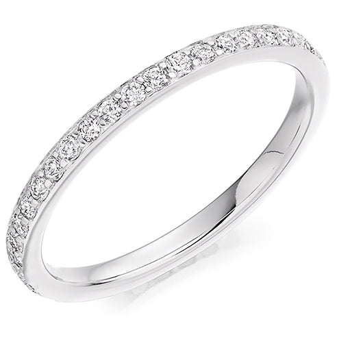 Grain-Set Diamond Full Eternity Ring, 0.5ct