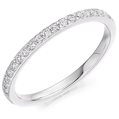 Grain-Set Diamond Full Eternity Ring, 0.5ct