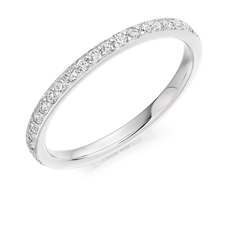Grain-Set Diamond Full Eternity Ring, 0.5ct