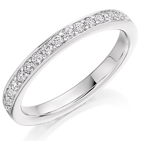 Grain-Set Diamond Full Eternity Ring, 0.75ct
