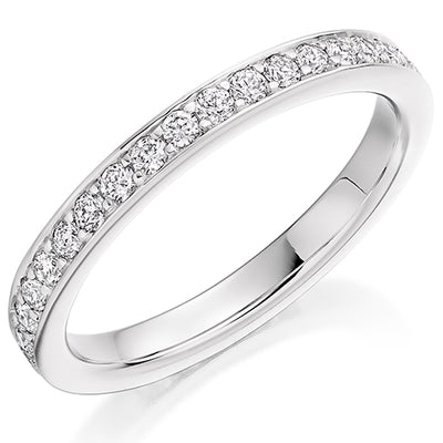 Grain-Set Diamond Full Eternity Ring, 0.75ct