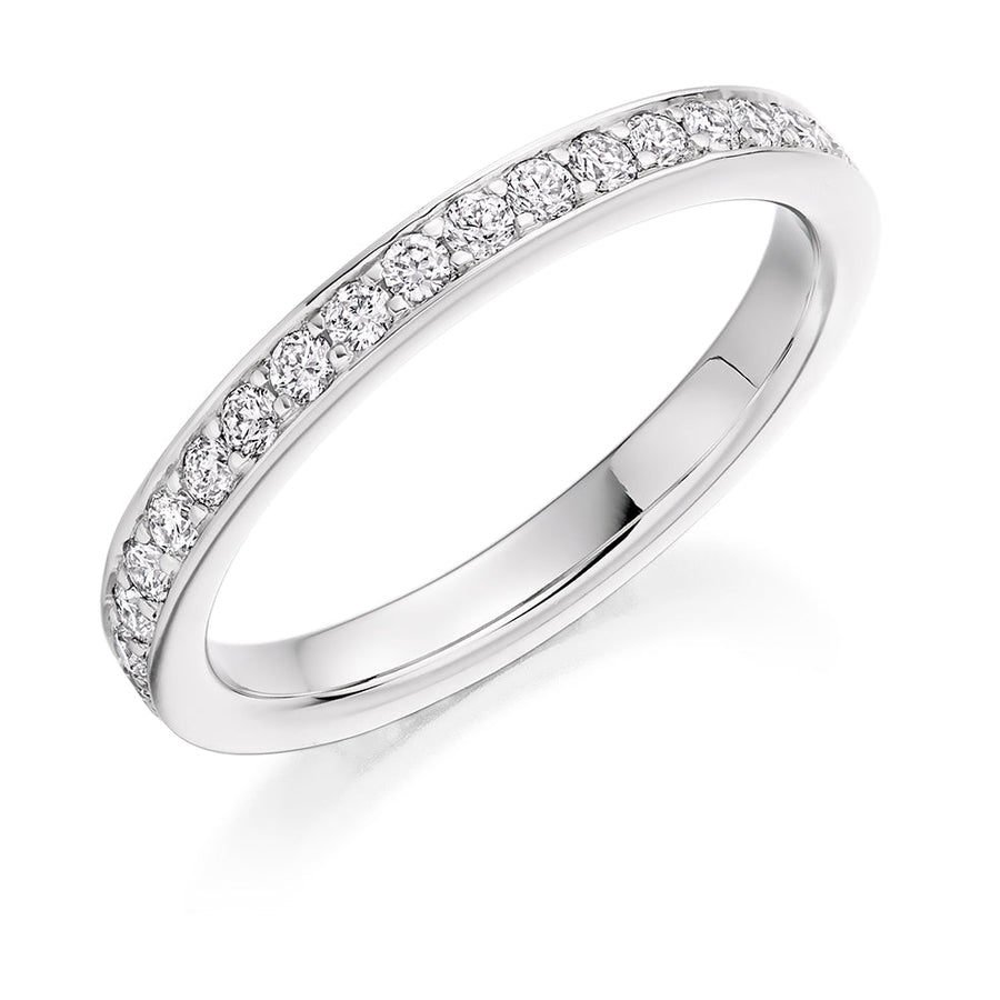 Grain-Set Diamond Full Eternity Ring, 0.75ct