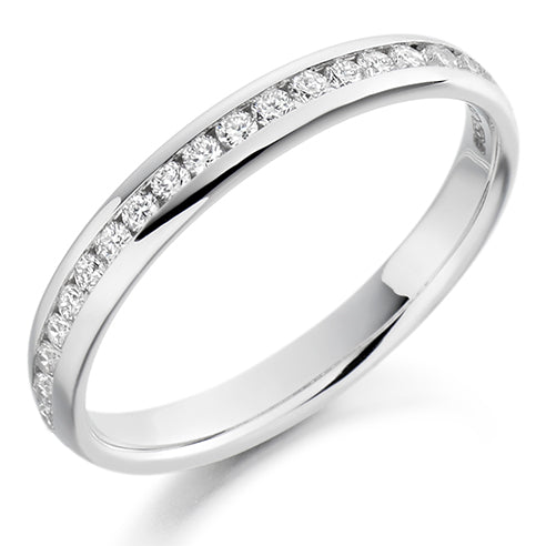 Channel-Set Full Eternity Ring, 0.55ct total