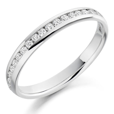 Channel-Set Full Eternity Ring, 0.55ct total