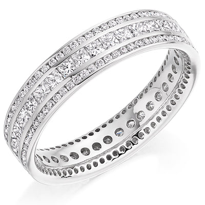 Channel-Set Full Eternity Ring, 1.5ct total (FET8249)