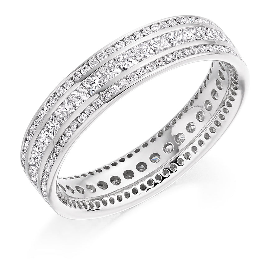 Channel-Set Full Eternity Ring, 1.5ct total (FET8249)