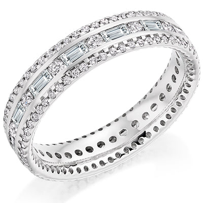 Channel & Micro-Claw Full Eternity Ring, 1.2ct total