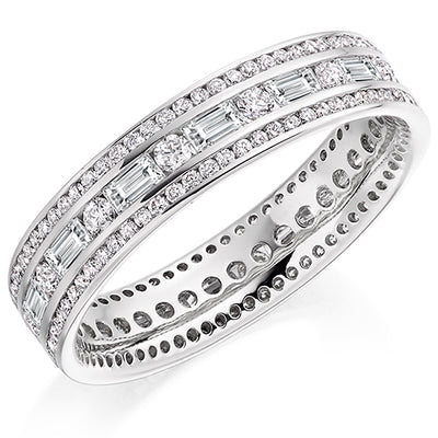 Channel-Set Full Eternity Ring, 1.25ct total (FET8251)