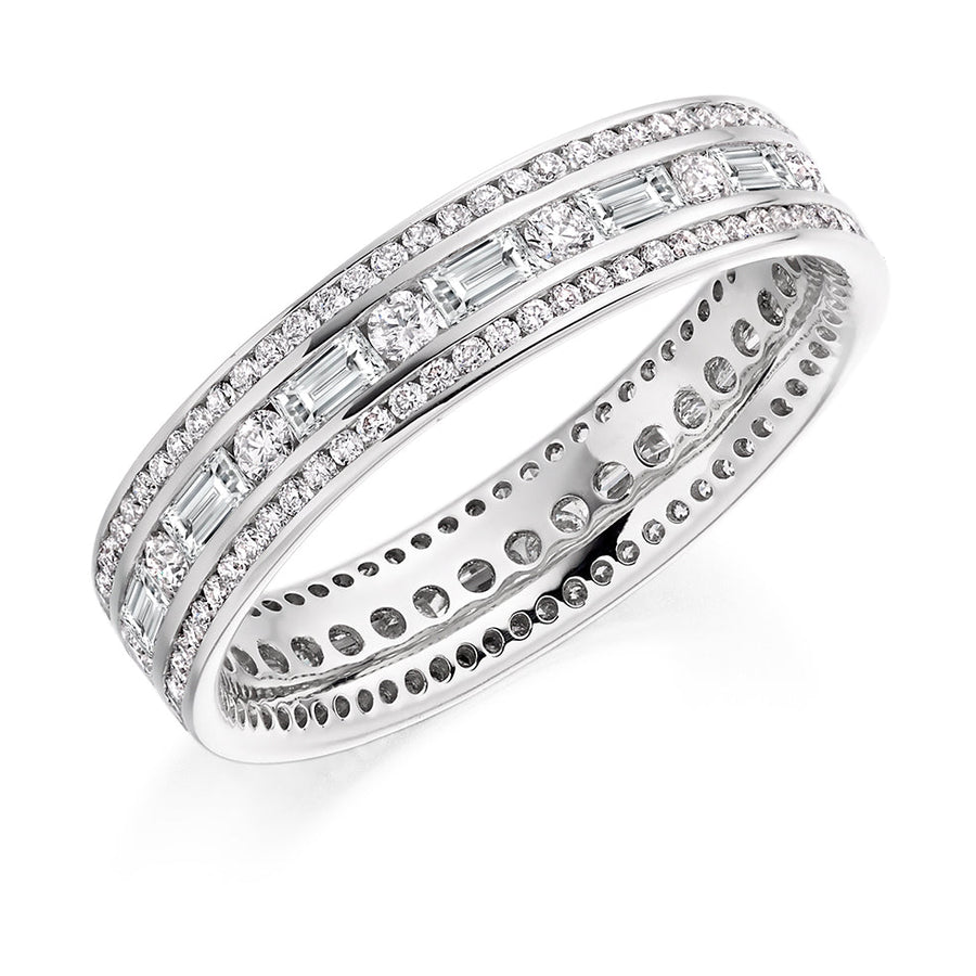 Channel-Set Full Eternity Ring, 1.25ct total (FET8251)