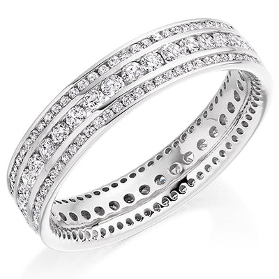 Channel-Set Full Eternity Ring, 1.05ct total