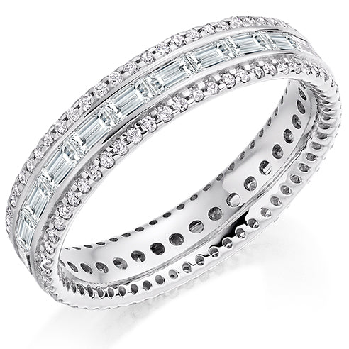 Channel & Micro-Claw Full Eternity Ring, 1.35ct total (FET8255)