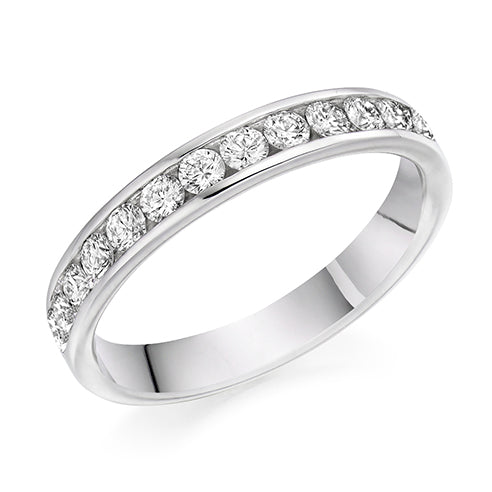 Channel-Set Full Eternity Ring, 1.3ct total