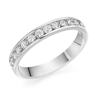 Channel-Set Full Eternity Ring, 1.3ct total