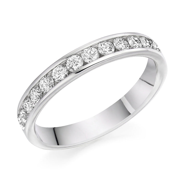Channel-Set Full Eternity Ring, 1.3ct total