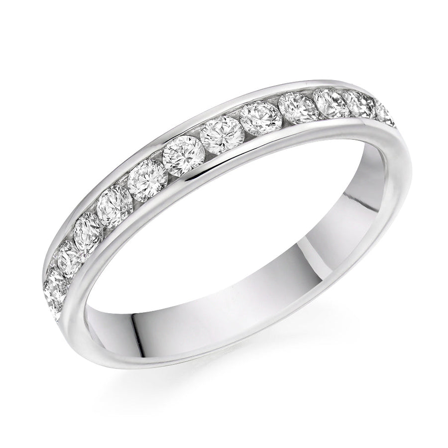 Channel-Set Full Eternity Ring, 1.3ct total