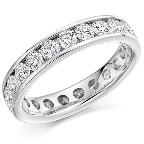 Channel-Set Full Eternity Ring, 2.0ct total
