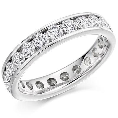 Channel-Set Full Eternity Ring, 2.0ct total