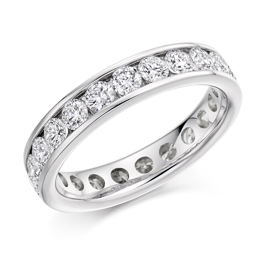 Channel-Set Full Eternity Ring, 2.0ct total