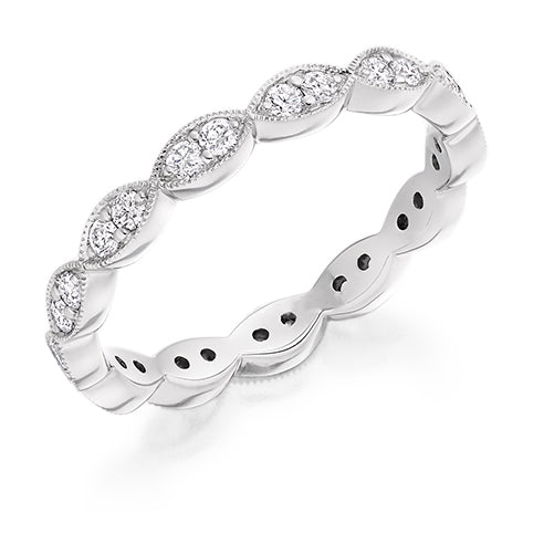 Grain-Set Full Eternity Ring, 0.45ct total