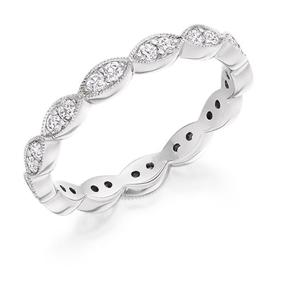 Grain-Set Full Eternity Ring, 0.45ct total
