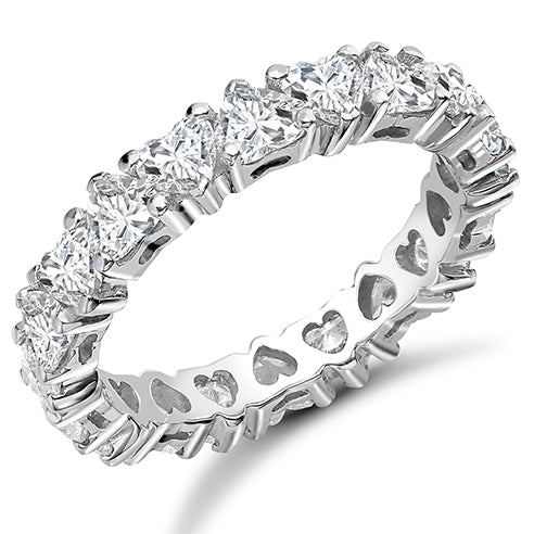 Claw-Set Diamond Full Eternity Ring with Right-Hand B, 3.0ct