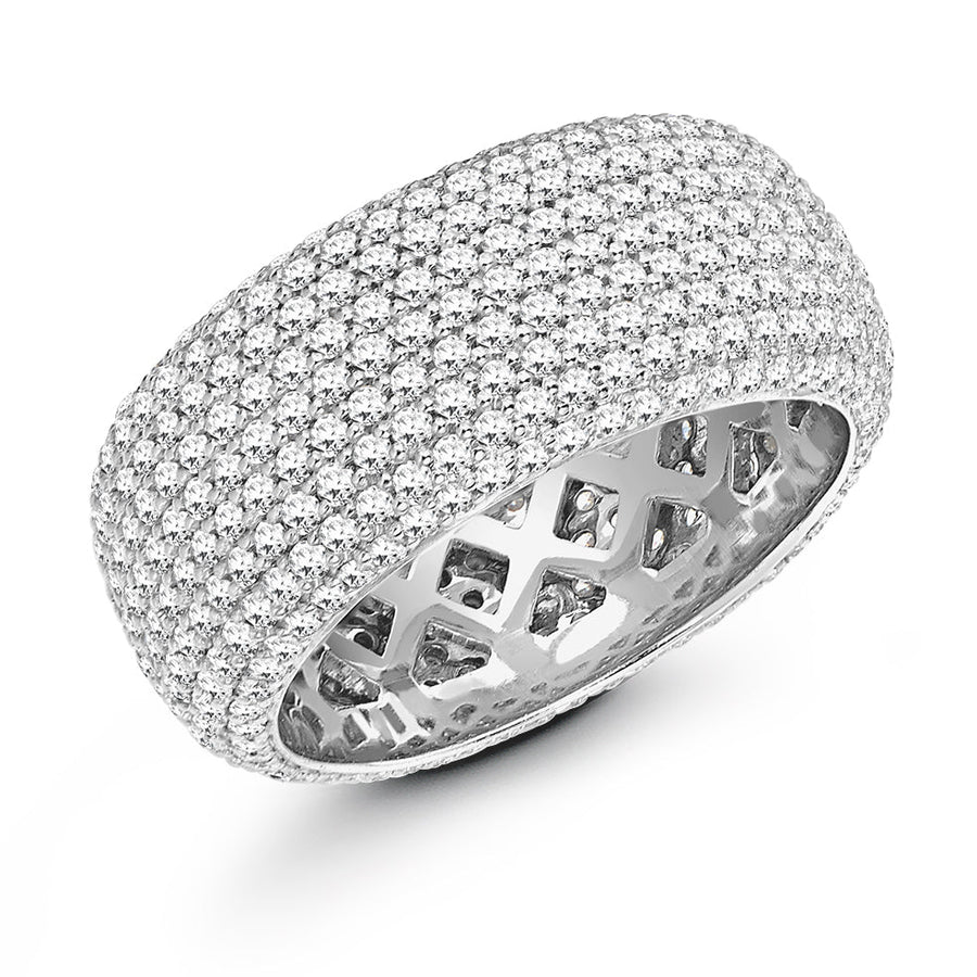 Pavé Diamond Full Eternity Ring, 2.4ct