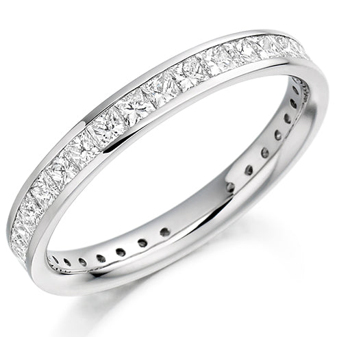 Channel-Set Diamond Full Eternity Ring B, 1.3ct