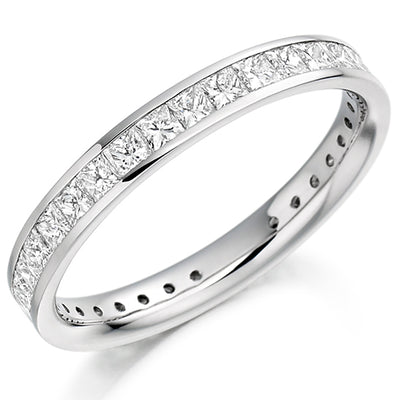 Channel-Set Diamond Full Eternity Ring B, 1.3ct