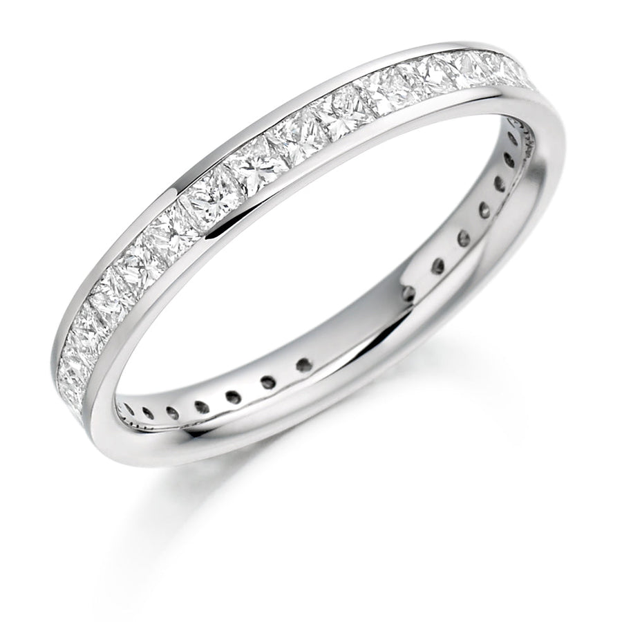 Channel-Set Diamond Full Eternity Ring B, 1.3ct
