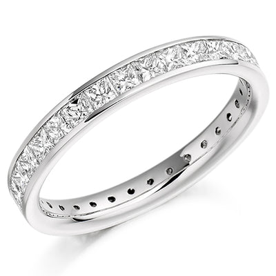 Channel-Set Diamond Full Eternity Ring, 1.6ct