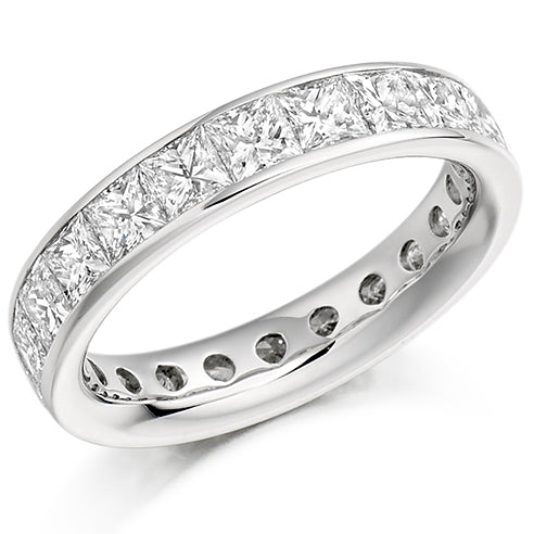 Channel-Set Diamond Full Eternity Ring, 3.3ct